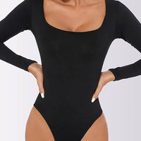 Langærmet Thong-bodysuit